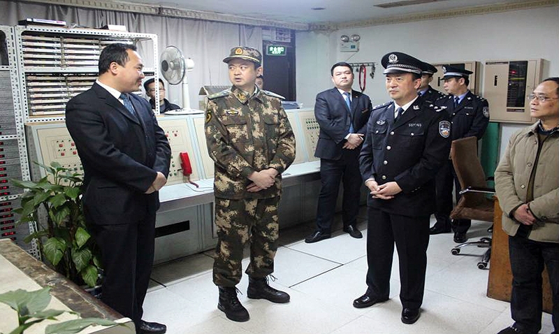 副市長馬宏帶隊率隊檢查匯東大酒店節后消防安全