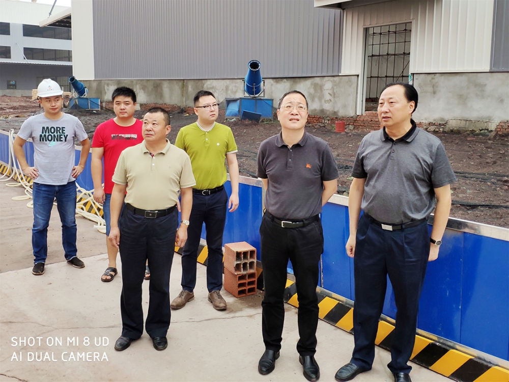 市委常委、高新區黨工委書記張邦舉視察公司在建項目