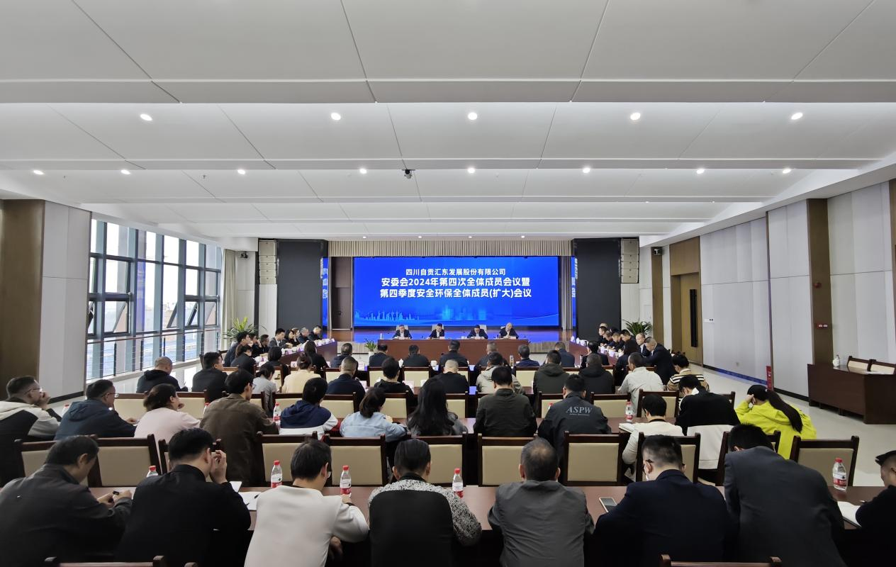 公司安委會召開2024年第四次全體成員會議暨第四季度安全環(huán)保成員（擴大）會議